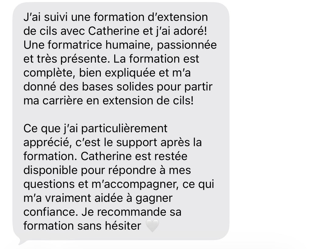 Formation débutante — L’expérience lash artist