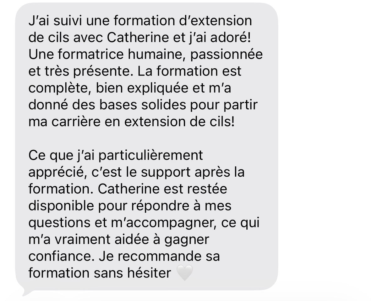 Formation débutante — L’expérience lash artist