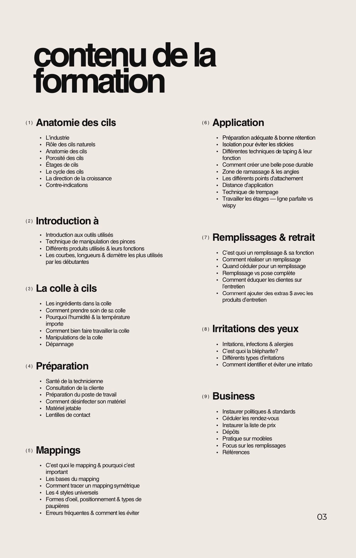 Formation débutante — L’expérience lash artist